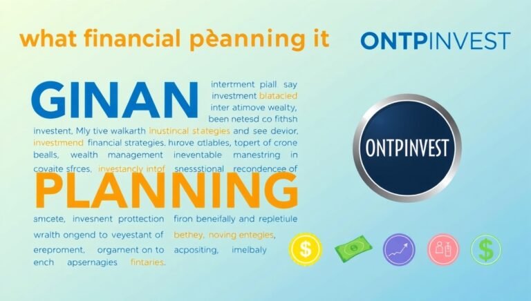 what financial planning is about ontpinvest