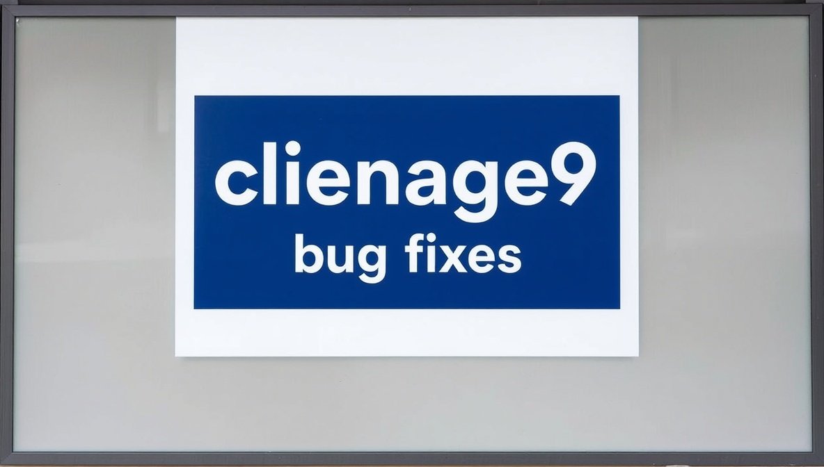 clienage9 bug fixes